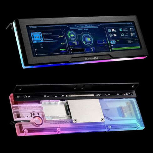 FormulaMod 8.8 Inch CPU Hardware Temperature Monitor External Expansion Display HD High Resolution LCD Screen for PC ARGB Computer case Secondary Screen in Kuwait