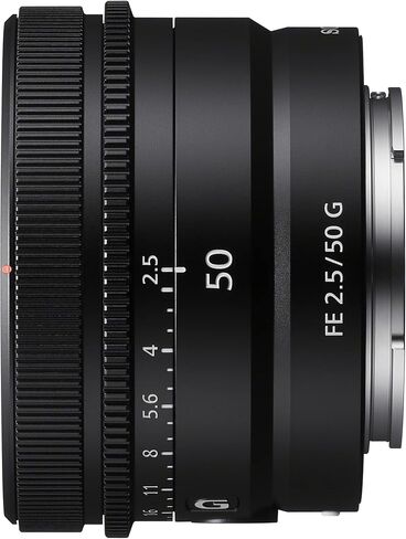 عدسات مدمجة للغاية من سوني FE 50 مم F2.5 G إطار كامل SEL50F25G لحزمة الكاميرات بدون مراة مع 49 مم UV/Polarizer/FLD + جراب واقي صور ديكو 4 عبوات + برمجيات وملحقات in Saudi Arabia