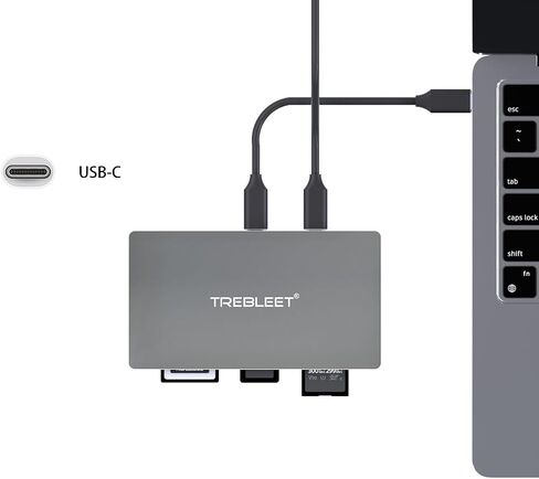 6-in-1 Professional Multi-Card Reader for CFexpress Type A & Type B, SDXC UHS-II, MicroSD – USB 3.2 Gen 2 (10Gbps) with Extra USB-A Hub Port & Auxiliary Power Support for Sony/Canon/Nikon/Mac/Windows in Kuwait