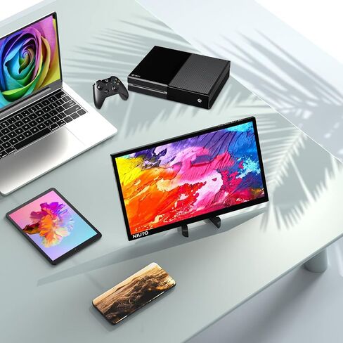 شاشة NIUTO المحمولة لأجهزة الكمبيوتر المحمول HDMI USB C، شاشة ممتدة في الهواء الطلق أو شاشة كمبيوتر محمول صغيرة للسفر FHD 1080P IPS شاشة 178 درجة عرض كامل، لجهاز MacBook/Android Xbox Switch PS5 شاشة 13 بوصة in Kuwait