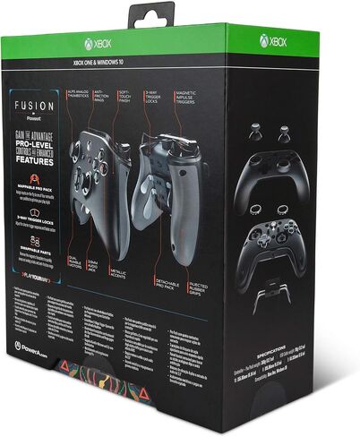 وحدة التحكم السلكية PowerA Fusion Pro لجهاز Xbox One - أسود (متجدد) in Kuwait