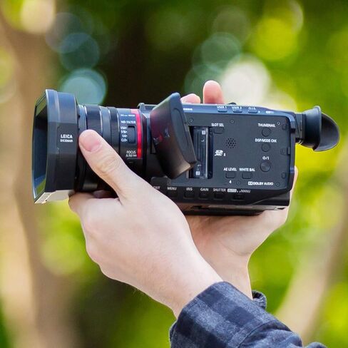 Panasonic X2000 4K Professional Camcorder with 24x Optical Zoom, WiFi HD Live Streaming, 3G SDI Output and VW-HU1 Detachable Handle, HC-X2000 (Renewed) in Kuwait