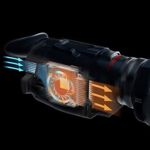 Panasonic X2000 4K Professional Camcorder with 24x Optical Zoom, WiFi HD Live Streaming, 3G SDI Output and VW-HU1 Detachable Handle, HC-X2000 (Renewed) in Kuwait