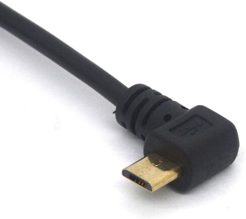 كابل PIIHUSW بزاوية Micro USB إلى 3.5 مم للسيارة AUX، مطلي بالذهب 3.5 ذكر إلى Micro USB ذكر محول الصوت سلك تمديد سماعات الرأس in Kuwait