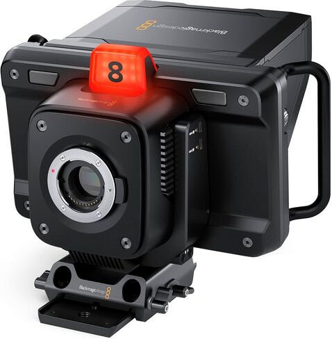 حزمة كاميرا Blackmagic Design Studio 4K Pro G2 للإنتاج المباشر مع كابل HDMI 2.0 بطول 10 أقدام وكابل USB-C بطول 6 أقدام و5 عبوات من روابط كابلات SolidSignal (CINSTUDMFT/G24PDFG2) in Kuwait