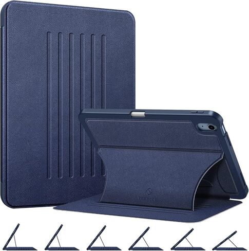 حافظة Fintie بحامل مغناطيسي لجهاز iPad الجيل العاشر مقاس 10.9 بوصة (إصدار 2022) - غطاء TPU ناعم متين مقاوم للصدمات بزوايا متعددة مع حامل أقلام، نوم/استيقاظ تلقائي، أرجواني in Saudi Arabia
