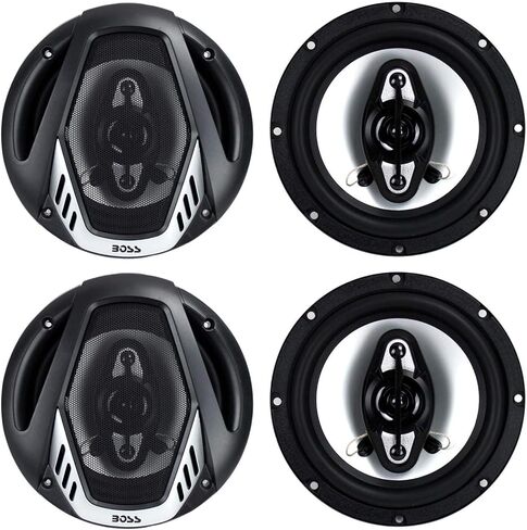 BOSS Audio Systems 6.5 Inch 400 Watt 4 Way 4 Ohm Full Range Car Audio Coaxial Stereo Speakers with Mylar Dome Tweeters, 2 Pairs in Saudi Arabia