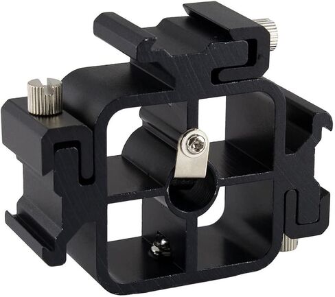 بييي محول تثبيت هوت شو، دعامة 3 جوانب لمصابيح LED والشاشات والميكروفونات ومسجل الصوت وكاميرات الفيديو او دي اس ال ار (3 رؤوس ثلاثية، 1) in Kuwait