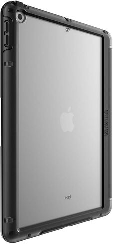 حافظة OtterBox SYMMETRY FOLIO SERIES لجهاز iPad 7th و8th و9th Gen (شاشة 10.2 بوصة - إصدار 2019 و2020 و2021) - عبوة البيع بالتجزئة - المساء الساحلي (شفاف/أسود/أزرق بليزر) in Saudi Arabia