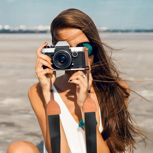 أشرطة كاميرا أفوراست DSLR حزام كتف للرقبة للمصورين، متوافق مع نيكون وكانون وكاميرا سوني، أخضر in Kuwait