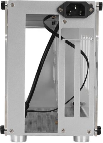 حافظة كمبيوتر ألعاب Mini ITX، هيكل كمبيوتر مكتبي صغير، هيكل من الألومنيوم، هيكل من الألومنيوم، هيكل قوي لتبديد الحرارة، لترفيه العمل في الألعاب in Kuwait