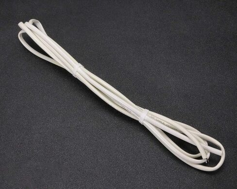 ONLYKXY 100 Pieces Silicone Cable Ties, Data Lines Silicone Cord Ties, Reusable Rubber Rings, Power Cable Tie Straps, Elasticity Coil Ring, Rubber bands (White) in Kuwait