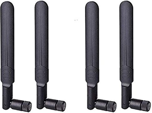 ايجويس هوائي واي فاي ثنائي التردد 9dBi RP SMA ذكر 2.4GHz 5Ghz 5.8Ghz U.FL/IPEX الى RP SMA انثى كيبل ضفيرة لبطاقة PCIe ميني راوتر لاسلكي للكمبيوتر المكتبي FPV UAV درون PS4 in Kuwait