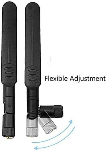 ايجويس هوائي واي فاي ثنائي التردد 9dBi RP SMA ذكر 2.4GHz 5Ghz 5.8Ghz U.FL/IPEX الى RP SMA انثى كيبل ضفيرة لبطاقة PCIe ميني راوتر لاسلكي للكمبيوتر المكتبي FPV UAV درون PS4 in Kuwait