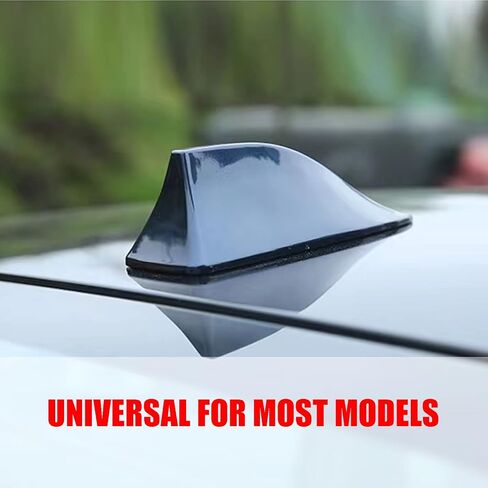 هوائي زعنفة القرش، مزخرف علوي مثبت على السطح لسيارة SUV شاحنة شاحنة أسود in Kuwait