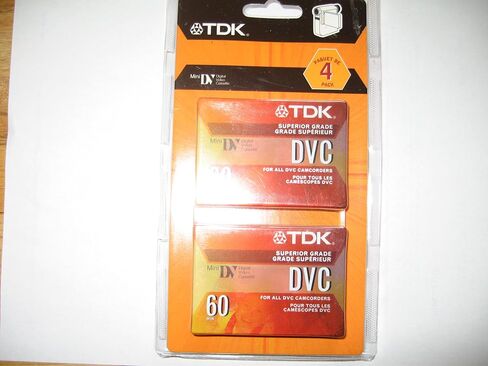 Tdk Digital Video Cassette 60 Min 4 Pk in Kuwait