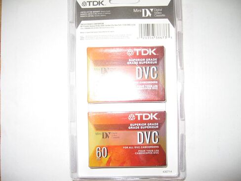 Tdk Digital Video Cassette 60 Min 4 Pk in Kuwait