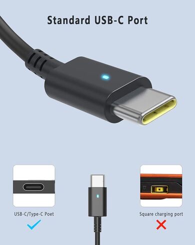 130W Dell Laptop Charger USB C Type C AC Adapter Replacement for Dell XPS 15 17 2in1 9575 9500 9700 Precision 5530 2in1 5550 5750 3560 Latitude 7410 7310 7210 9410 9510 5420 5520 5510 Power Cord in Kuwait