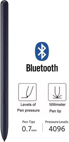 Galaxy Tab S8 Stylus Pen (With Bluetooth) Replacement for Samsung Galaxy Tab S8+, Ultra Touch S Pen + Tips/Nibs (Black) in Kuwait