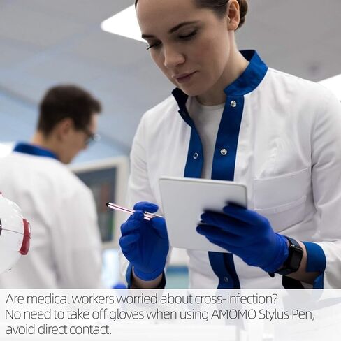 اوزو اس ال اقلام ستايلس لشاشات اللمس، قلم ستايلس للايباد، قلم ستايلس للتابلت، حساسية عالية ونقاط دقيقة عالمية لاجهزة اندرويد/الجوال/ايباد برو/اير/اندرويد/وجميع الاجهزة، عبوة من 10 قطع in Kuwait