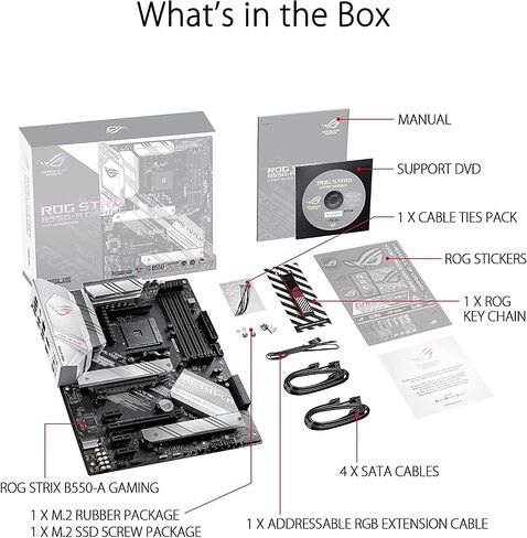 معالج كمبيوتر مكتبي مايكرو سنتر AMD رايزن 5 5600X سداسي النواة 12 خيط حتى 4.6GHz غير مقفل مع حزمة تبريد ريث ستيلث مع اسوس روج ستريكس B550-A AMD AM4 زين 3 رايزن 5000 ATX in Saudi Arabia
