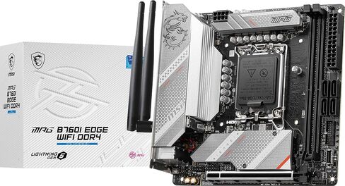 اللوحة الأم للألعاب MSI MPG B560I Gaming Edge WiFi (m-ITX، الجيل الحادي عشر/العاشر من Intel Core، مقبس LGA 1200، DDR4، CFX، فتحات M.2، USB 3.2 Gen 2، 2.5G LAN، DP/HDMI، Wi-Fi 6E ) in Saudi Arabia