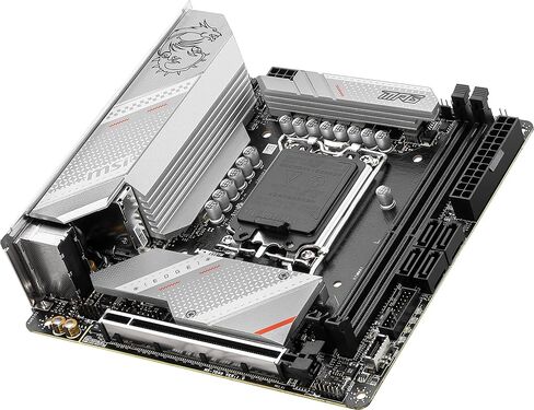 اللوحة الأم للألعاب MSI MPG B560I Gaming Edge WiFi (m-ITX، الجيل الحادي عشر/العاشر من Intel Core، مقبس LGA 1200، DDR4، CFX، فتحات M.2، USB 3.2 Gen 2، 2.5G LAN، DP/HDMI، Wi-Fi 6E ) in Saudi Arabia