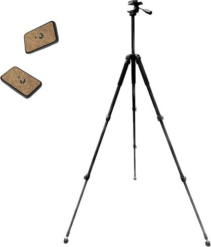 Oberwerk 2000 Series Monopod - Binocular & Camera Monopod Stand with Grip-Action Ball Head & 2 Quick-Release Plates | Lightweight, Portable, Foldable | Extends 34" to 78" in Saudi Arabia