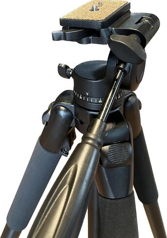 Oberwerk 2000 Series Monopod - Binocular & Camera Monopod Stand with Grip-Action Ball Head & 2 Quick-Release Plates | Lightweight, Portable, Foldable | Extends 34" to 78" in Saudi Arabia