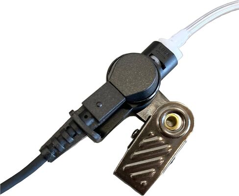 MaximalPower Surveillance Headset Earpiece PTT Mic Compatible for Motorola 2-Pin Radios (10 Pack) in Saudi Arabia