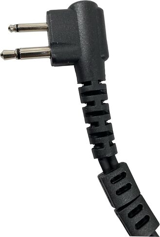 MaximalPower Surveillance Headset Earpiece PTT Mic Compatible for Motorola 2-Pin Radios (10 Pack) in Saudi Arabia