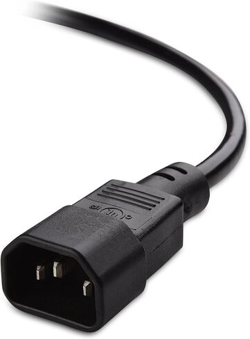 كابل ماترز 2 حزمة من الكمبيوتر إلى سلك تمديد الطاقة PDU، كابل تمديد الطاقة 3 أقدام (IEC C14 إلى IEC C13 PDU سلك الطاقة) in Saudi Arabia