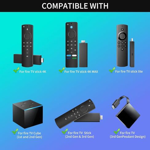 جهاز التحكم عن بعد الصوتي البديل من الجيل الثالث L5B83G الجديد لعصا أجهزة التلفاز الذكية Fire (الجيل الثاني، الجيل الثالث، Lite، 4K)، لمكعب Fire Smart TV (الجيل الأول والجيل الثاني)، ولتلفزيون AMZ الذكي (الجيل الثالث، تصميم القلادة) in Kuwait