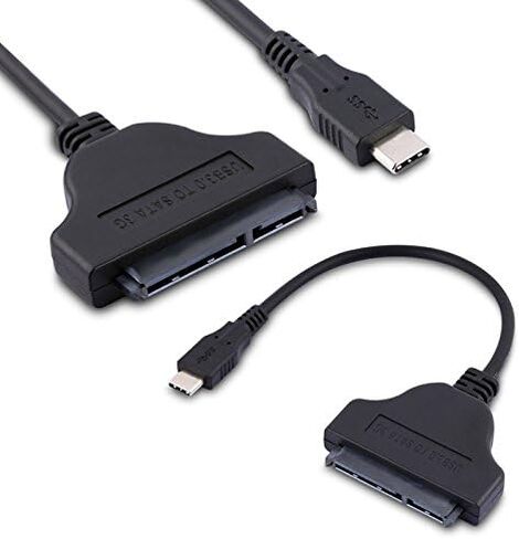 axGear USB 3.1 Type-C to SATA 22 Pin HDD Hard Disk Driver SSD Adapter Cable USB C in Saudi Arabia