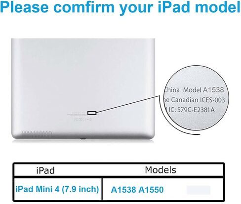 Zentop لجهاز iPad Mini 4 الأبيض 7.9 بوصة شاشة تعمل باللمس محول الأرقام زجاج بديل (وليس LCD) Modle A1538 A1550 مع طقم إصلاح الأدوات in Kuwait