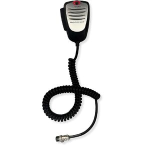 Uniden BMKG0637001 Model MK516 Rugged Bearcat CB Microphone; Wired; Standard 4-Pin; Black Color with Silver Front; Exact Same Model that Came with the Uniden PC68XL, PC68LTW, PC78XL and PC78LTW Radios in Saudi Arabia
