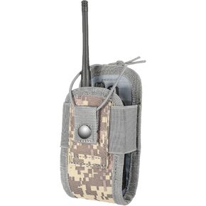 FRTKK Tactical Radio Holder Radio Holster Molle Radio Pouch Universal Radio Case Military Heavy Duty Radio Bag for Police Firefighter Two Ways Walkie Talkies Vest (Army green) in Kuwait