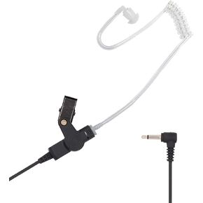 WLFYS 3.5mm Police Gear Listen Only Acoustic Tube Radio Earpiece with One Pair Medium Earmolds for Speaker Mics in Saudi Arabia