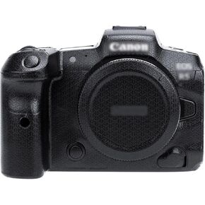 ملصق حماية لغطاء كاميرا Kiorafoto EOS R7، مضاد للخدش ومضاد للارتداء لحماية جسم كاميرا Canon EOS R7 - ألياف الكربون باللون الأسود in Kuwait