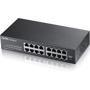 Zyxel 16 Port Network Ethernet Switch | Unmanaged Gigabit | GS1100-16 in Kuwait