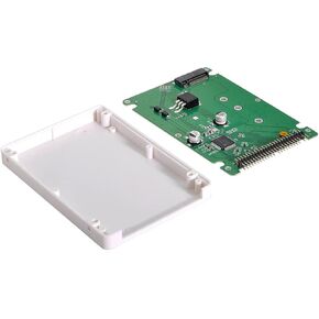 mSATA mini PCI-E SATA SSD to 2.5 inch IDE 44pin Notebook Laptop Hard Disk case Enclosure White in Kuwait