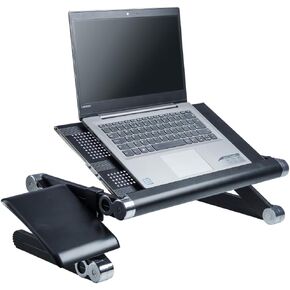 باكبين هيلب صينية طاولة مكتب محمولة قابلة للتعديل وقابلة للطي من الالومنيوم (اسود) in Kuwait