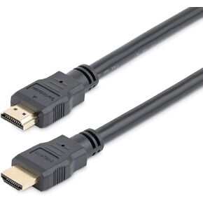 كابل HDMI بطول 1 متر (3 أقدام) من StarTech.com - كابل HDMI عالي السرعة 4K مع إيثرنت - فيديو UHD 4K 30 هرتز - كابل HDMI 1.4 - شاشات HDMI فائقة الدقة وأجهزة عرض وأجهزة تلفزيون وشاشات - سلك HDMI أسود - M/M (HDMM1M) in Kuwait