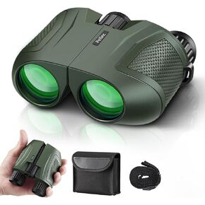 مناظير Peilinc 15X25 للبالغين والأطفال، مناظير كبيرة الحجم مدمجة مع رؤية منخفضة الإضاءة للصيد والحفلات الرياضية الخارجية ومشاهدة الطيور in Kuwait