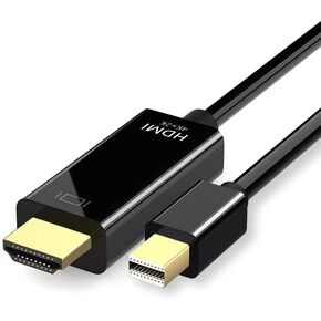 كيبل منفذ عرض ميني دي بي الى HDMI بطول 1.8 متر من ال كيه بوكسيت، كيبل منفذ عرض 4 كيه 1.4 ميني ديسبلاي بورت الى كيبل ديسبلاي بورت كيبل دي بي in Kuwait