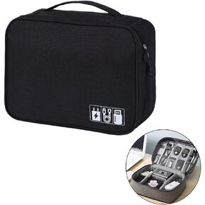Evaliana Electronic Accessories Cable Charger USB Storage Bag Case Organizer Box