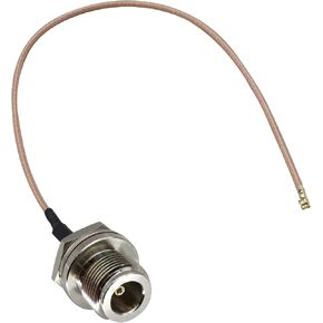 RG178 N Type Female to IPEX/u.fl Pigtail Cable IPX/u.fl to N Type Female Pigtail RG178 Cable for PCI Wi-Fi Card Wireless Router Gateway External Antenna etc. [20cm/0.65ft] in Saudi Arabia