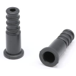 Coaxial Cable Weather Boot - RG6 Connectors RG59 Ends Coaxial Boots - Weatherproof (Black) - Pack of 4