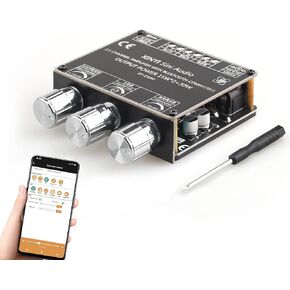 لوحة مضخم طاقة بلوتوث E30H 2.1 قناة، تدعم تغيير اسم البلوتوث وكلمة المرور، لوحة مضخم صوت بلوتوث DC12V-24V لمكبر صوت بلوتوث DIY (XY-E30H مع مصدر طاقة 12 فولت/5 أمبير تيار مستمر) in Kuwait