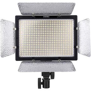 يونغنو مصباح فيديو LED 600 ال 600 ليد 5500 كلفن قابل للتعديل بدرجة حرارة اللون لكاميرا كانون / نيكون / سوني دي اس ال ار in Kuwait